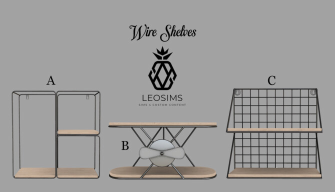 Sims 4 Big shelves collection (P) at Leo Sims