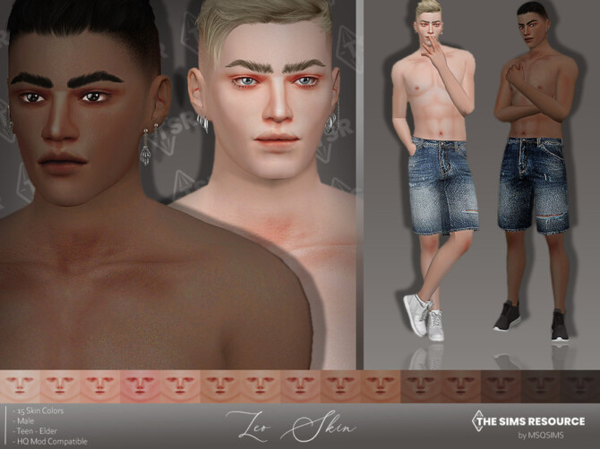Sims 4 Leo Skin by MSQSIMS at TSR