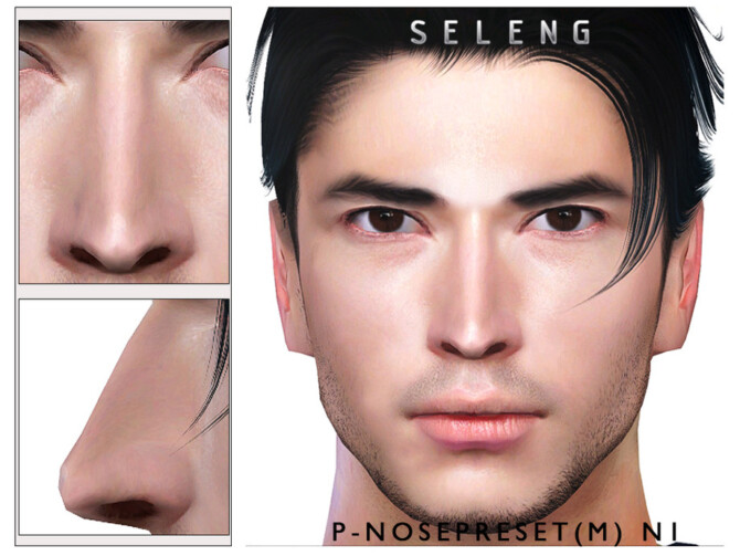 Sims 4 P Male Nosepreset N1 by Seleng at TSR