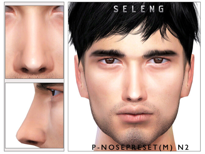 Sims 4 P Male Nosepreset N2 by Seleng at TSR