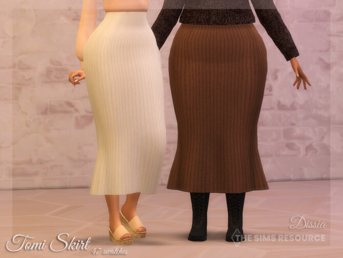 Sims 4 Tomi Skirt by Dissia at TSR