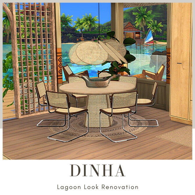 Sims 4 LAGOON LOOK RENOVATION at Dinha Gamer