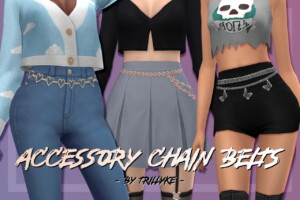 Accessory Chain Belts (5 styles) at Trillyke