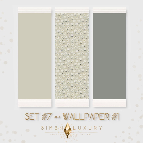 Sims 4 Set #7 Part I: 9 new wallpapers + 4 artwalls at Sims4 Luxury