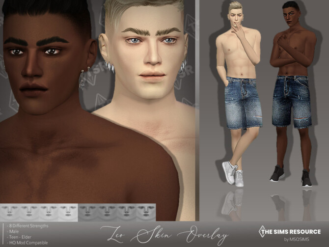 Sims 4 Leo Skin Overlay by MSQSIMS at TSR