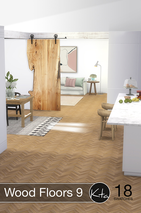 Sims 4 Wood Floors 9 at Ktasims