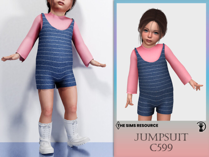 Sims 4 Jumpsuit C599 by turksimmer at TSR