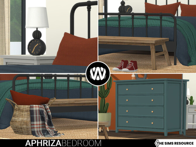 Sims 4 Aphriza Bedroom by wondymoon at TSR