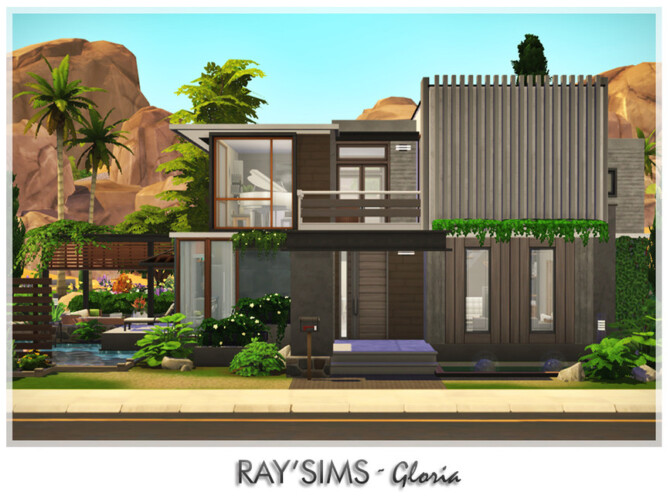 Sims 4 Gloria House by Ray Sims at TSR