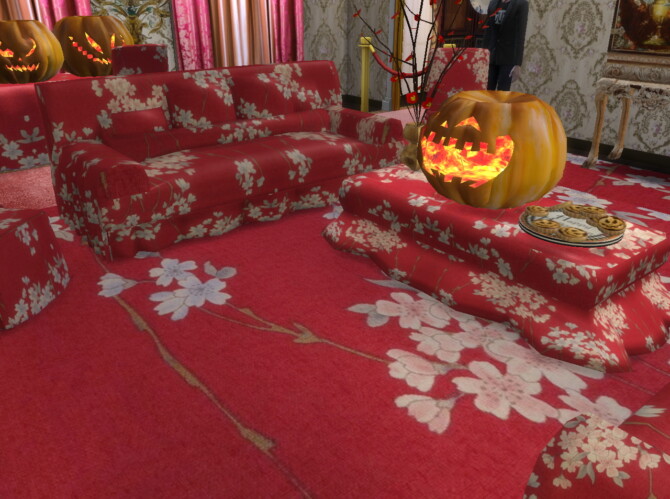 Sims 4 Motifs Living Room at Anna Quinn Stories