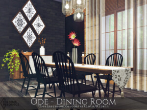 Ode – Dining Room by Rirann at TSR