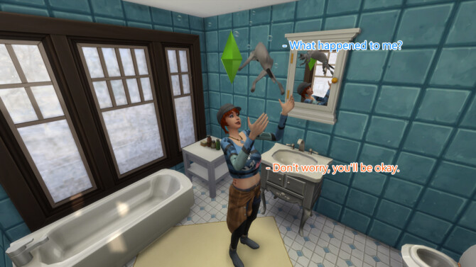 Sims 4 Bathing pet in the sink by Szemoka at Mod The Sims 4