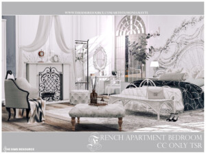 French Apartment Bedroom by Moniamay72 at TSR
