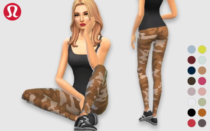 Sims 4 Lululemon y Align Leggings at SimPlistic
