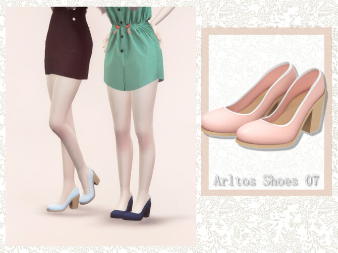 Sims 4 Candy high heels 7 by Arltos at TSR
