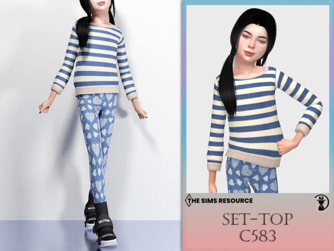 Sims 4 Set Top C583 by Set Top C583 at TSR