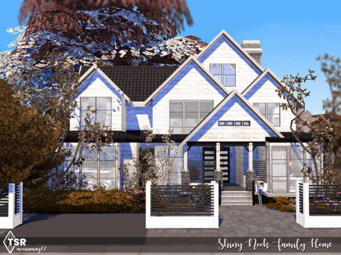 Sims 4 Shiny Nook Family House by Moniamay72 at TSR