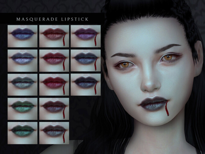 Sims 4 Masquerade Lipstick at Lutessa