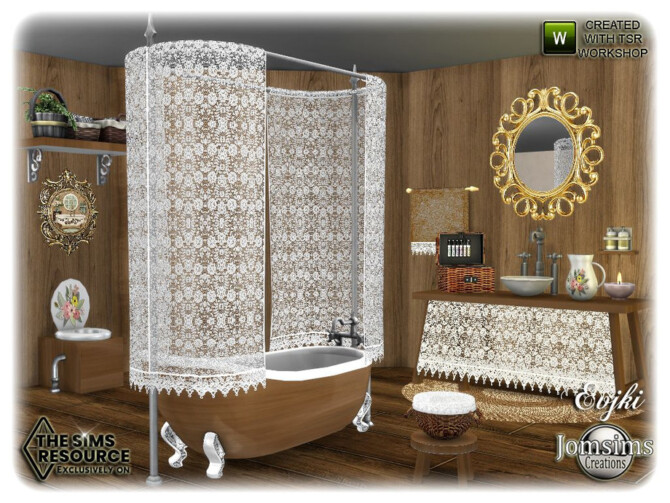 Sims 4 Evjki bathroom by jomsims at TSR