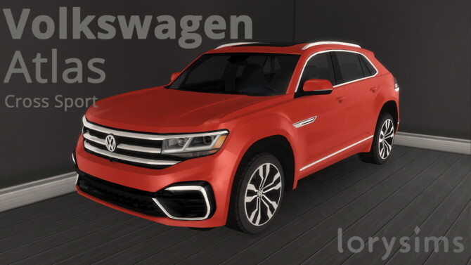 Sims 4 2021 Volkswagen Atlas Cross Sport at LorySims