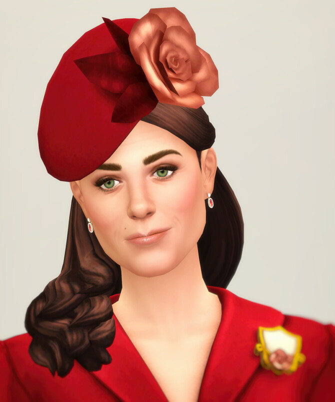 Sims 4 Duchess of Hat XIII (30 colors) at Rusty Nail