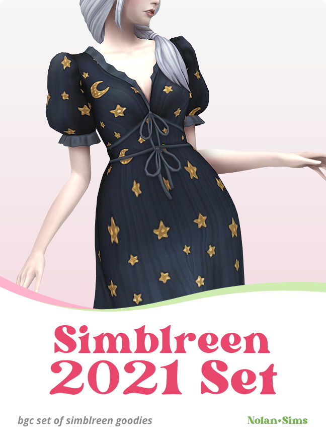 Sims 4 Simblreen 2021 Collection at Nolan Sims