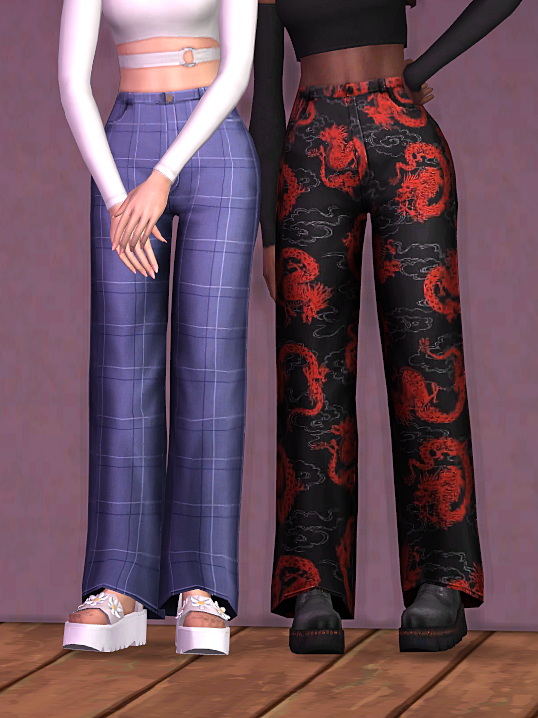 Sims 4 Silent Cry Pants at Trillyke