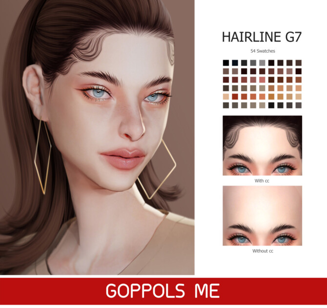 Sims 4 GPME GOLD Hairline G7 at GOPPOLS Me