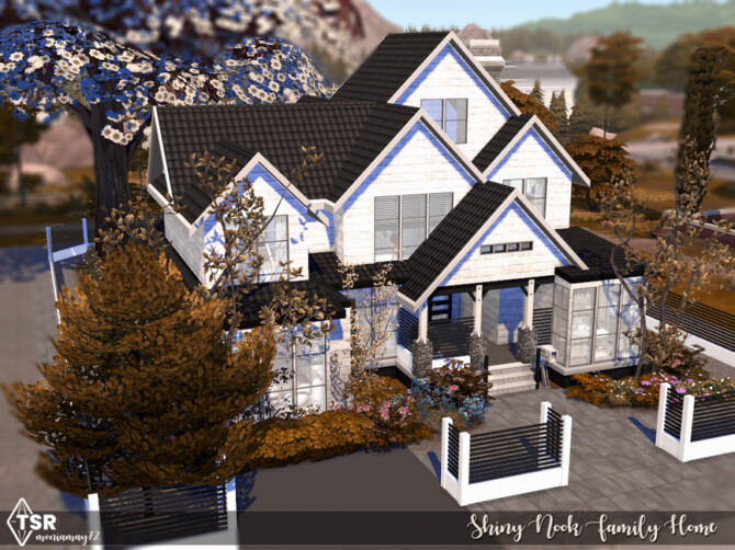 Sims 4 Shiny Nook Family House by Moniamay72 at TSR