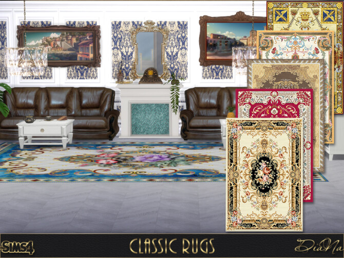 Sims 4 CLASSIC RUGS at DiaNa Sims 4