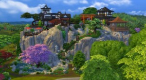 Zou onsen by Pyrenea at Sims Artists