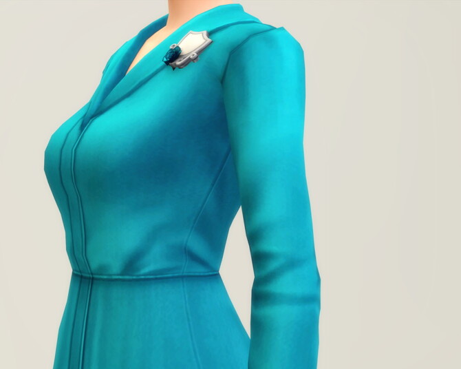 Sims 4 Duchess of Dress XIII (30 colors) at Rusty Nail