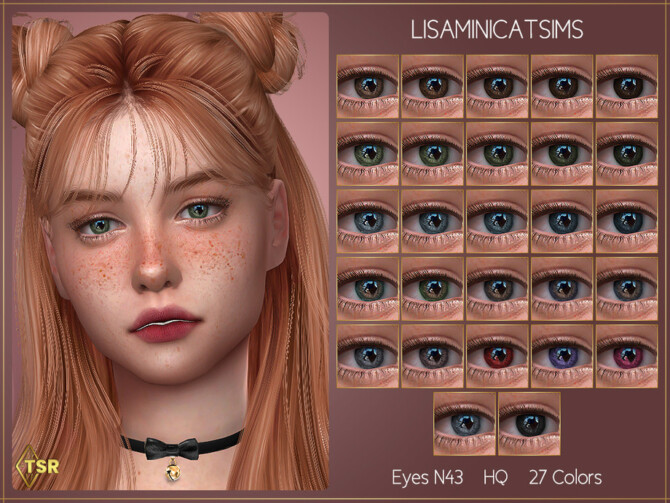 Sims 4 LMCS Eyes N43 (HQ) by Lisaminicatsims at TSR