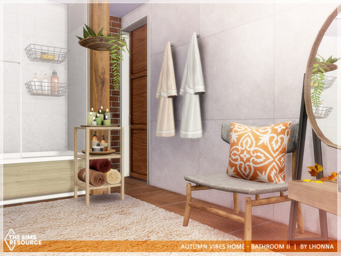 Sims 4 Autumn Vibes Home   Bathroom II by Lhonna at TSR