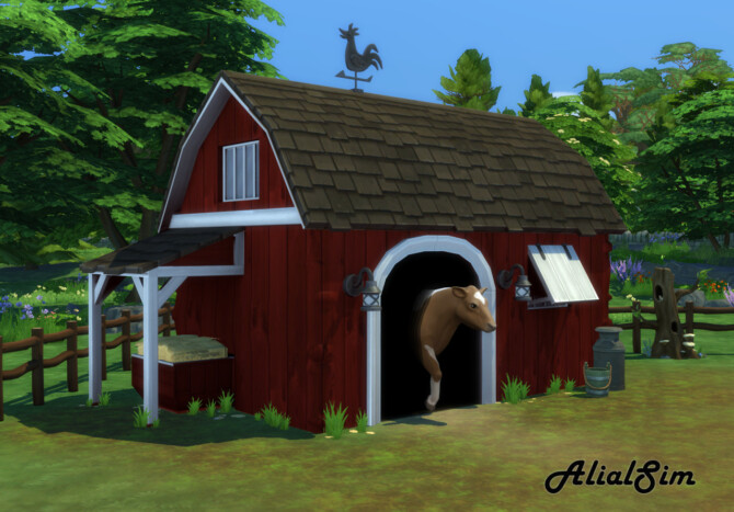 Sims 4 Barn at Alial Sim