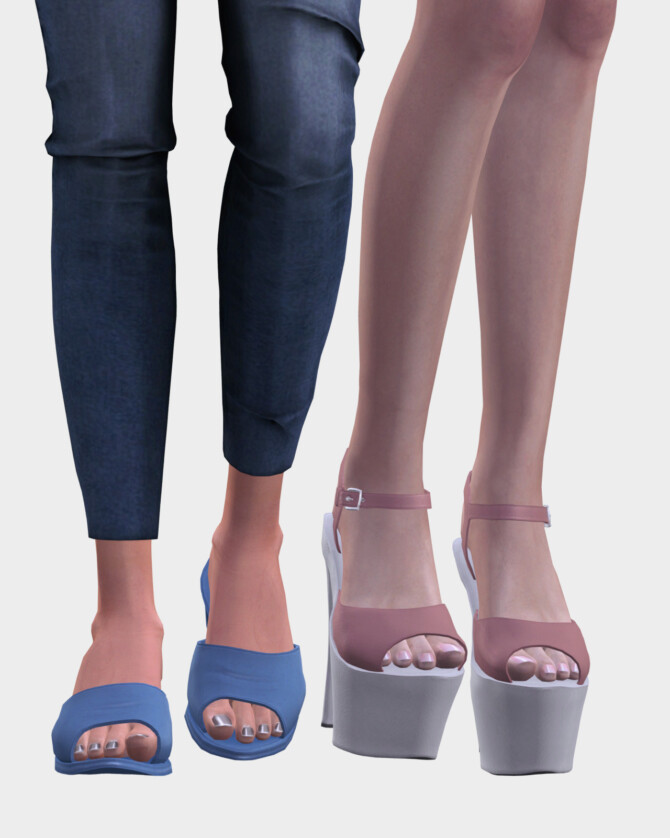 Sims 4 July Shoes Collection at Astya96