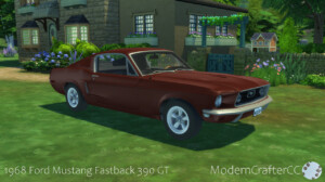 1968 Ford Mustang Fastback 390 GT at Modern Crafter CC