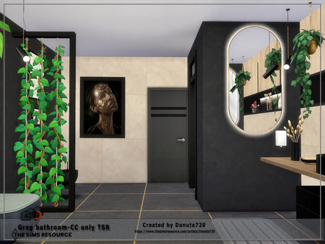 Sims 4 Greg bathroom by Danuta720 at TSR