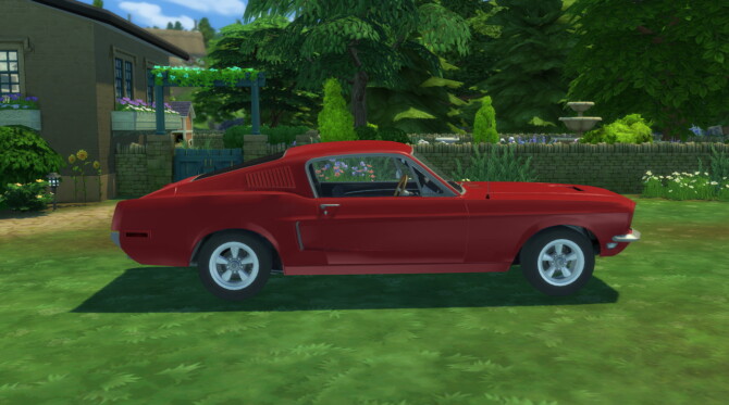 Sims 4 1968 Ford Mustang Fastback 390 GT at Modern Crafter CC