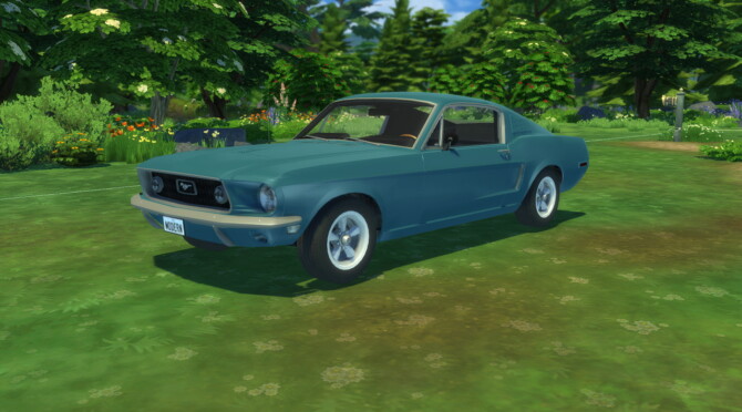 Sims 4 1968 Ford Mustang Fastback 390 GT at Modern Crafter CC