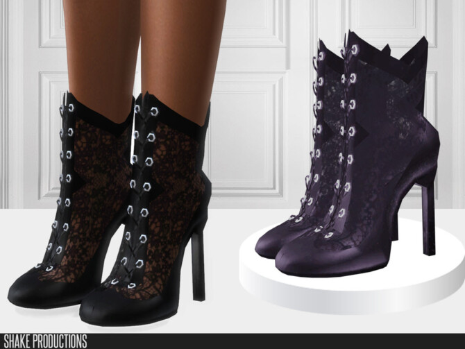 Modern Victorian Gothic Shoes 3 by ShakeProductions at TSR » Sims 4 Updates