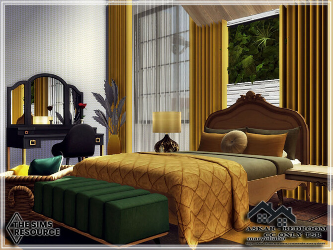 Sims 4 ASKAR   Bedroom by marychabb at TSR