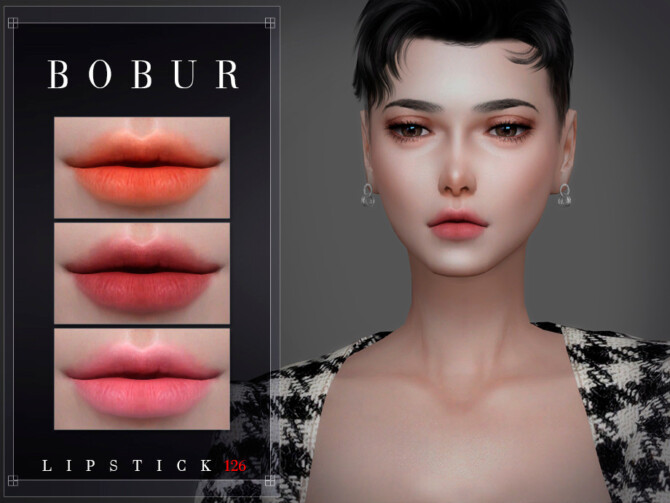 Sims 4 Lipstick 126 by Bobur3 at TSR