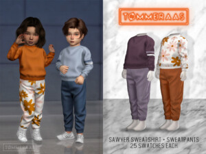 Sawyer Sweatshirt (#21) & Sweatpants (#22) at TØMMERAAS