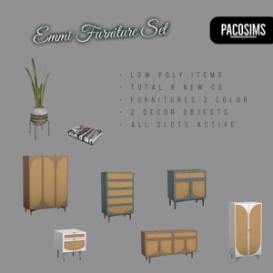Emmi Furniture Set at Paco Sims