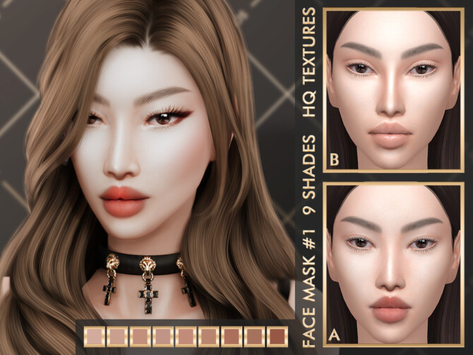 Sims 4 ASIAN FACE MASK #1 by Jul Haos at TSR