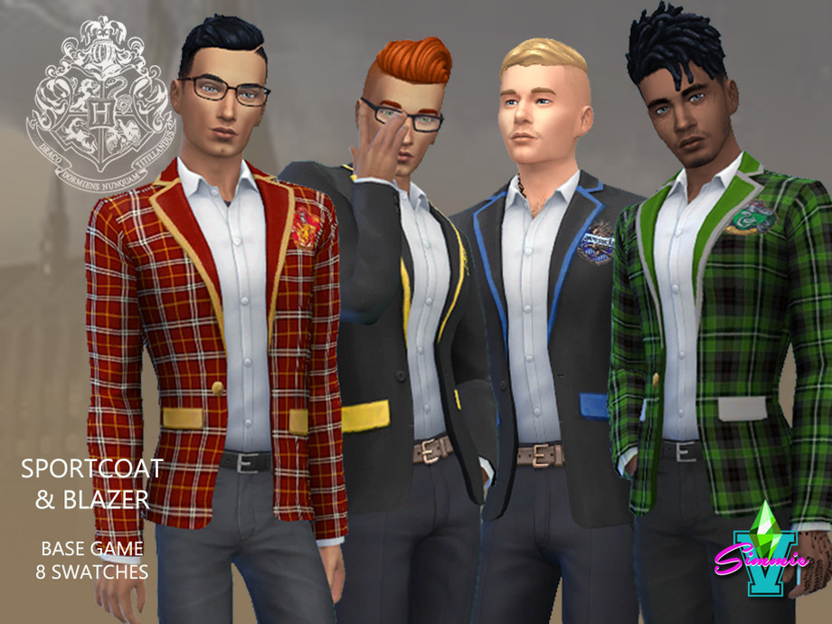 Monogram Admiral Jacket by darknighttsims - The Sims 4 Download