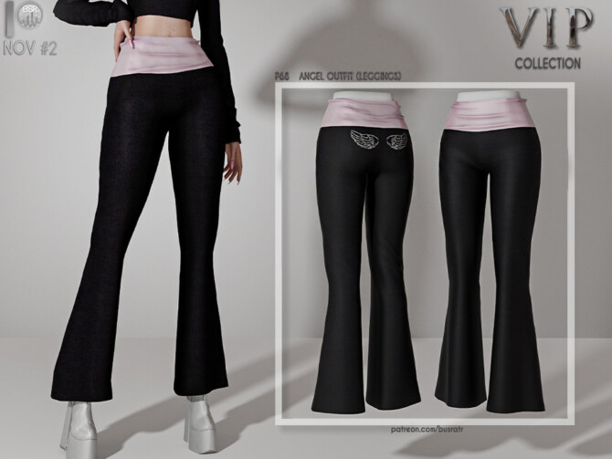 Sims 4 ANGEL OUTFIT (LEGGINGS) P68 by busra tr at TSR