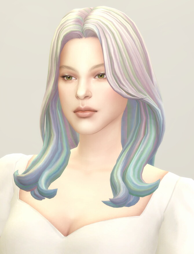 Sims 4 Seoul hair II at Rusty Nail