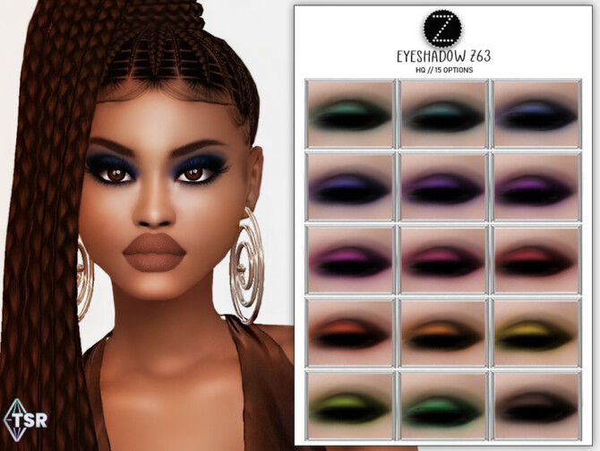 Sims 4 EYESHADOW Z63 by ZENX at TSR